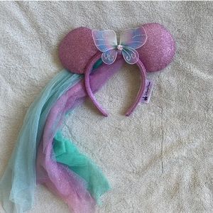 🪞 NEW minnie mousse butterfly fairy sparkle ears authentic disney park headband